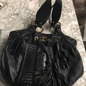 Just Cavalli black shoulder bag
